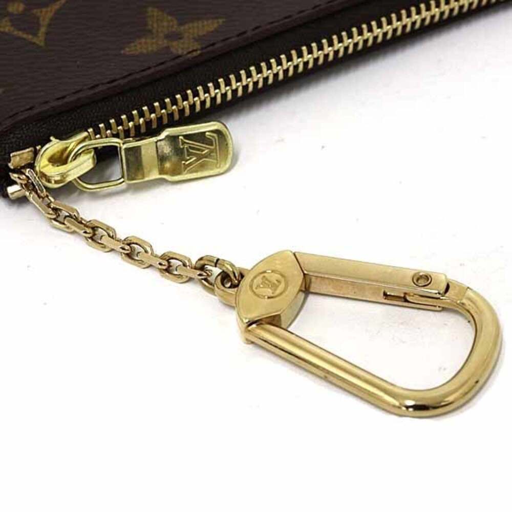 LOUIS VUITTON Authentic Brown Monogram Canvas Pochette Mini Bag - Picture 6 of 6